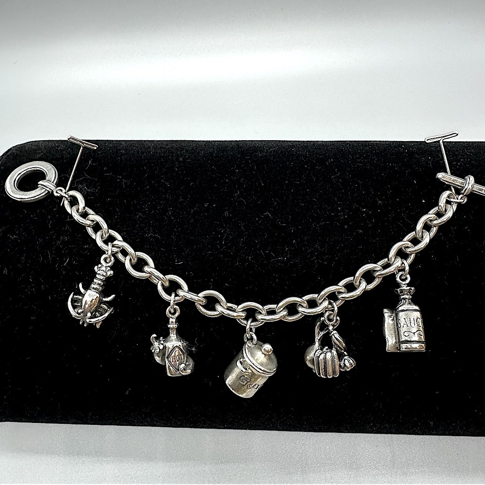 LAGOS Sterling Silver Charm Bracelet with Nautical and Vintage Charms